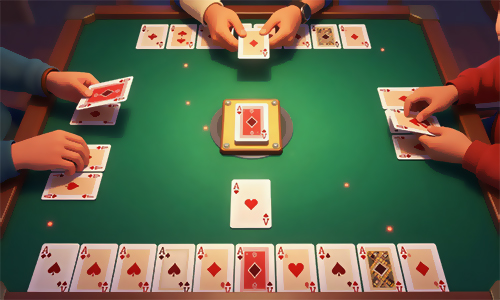 Step 1: Dealing 13 cards to each player